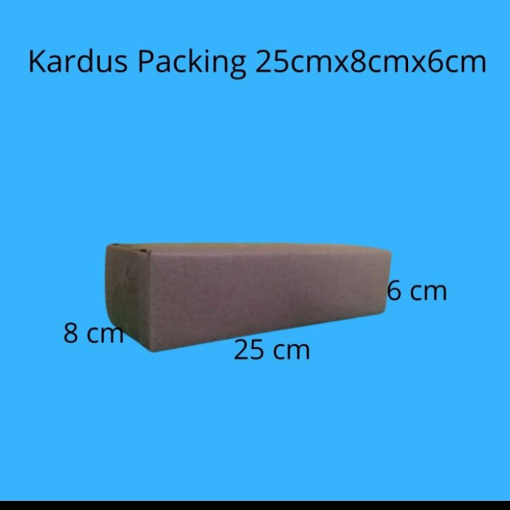 

KARDUS PACKING 25 cm x 8 cm x 6 cm