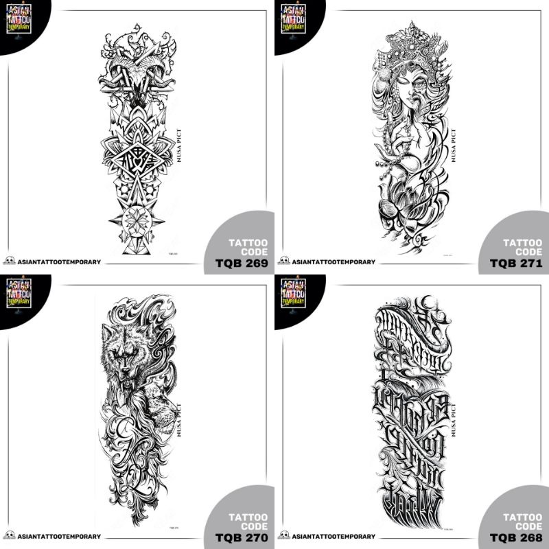 ASIANTATTOO FULL ARM TATTO NEW DESIGN