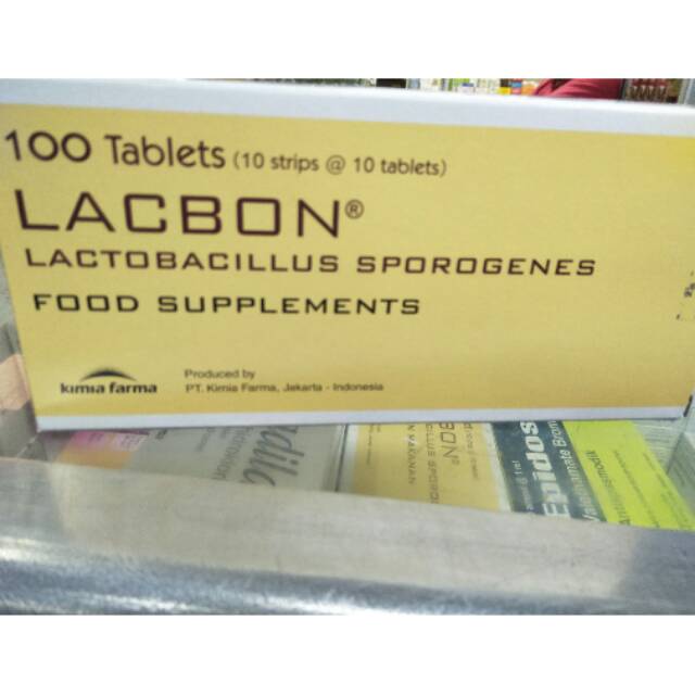 Lacbon ||Box 100 tab ( 10strips @ 10tablets)