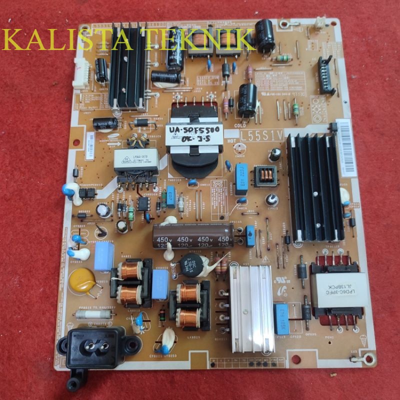 PSU regulator power Supply board TV LED Samsung UA 50F5500 - 50F5000 - UA50F5500 - UA50F5000 AK ori