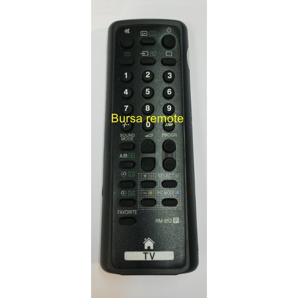 REMOTE TV TABUNG SONY RM-952H - ECERAN Dan GROSIR