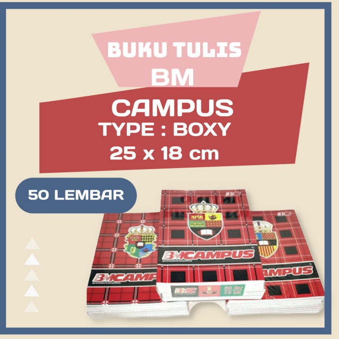 

(BISA COD) BUKU TULIS BMC CAMPUS 50 LEMBAR