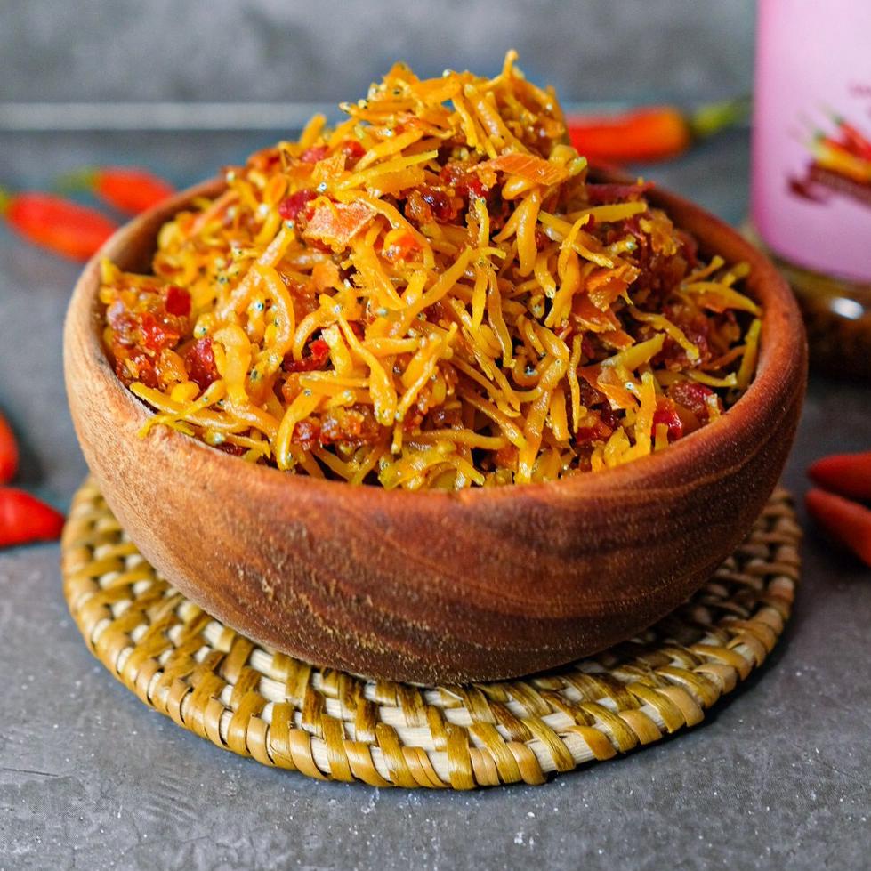 

READY 8834 SAMBAL BU DJUI Crispy Terbang Teri Kecombrang ㄼ