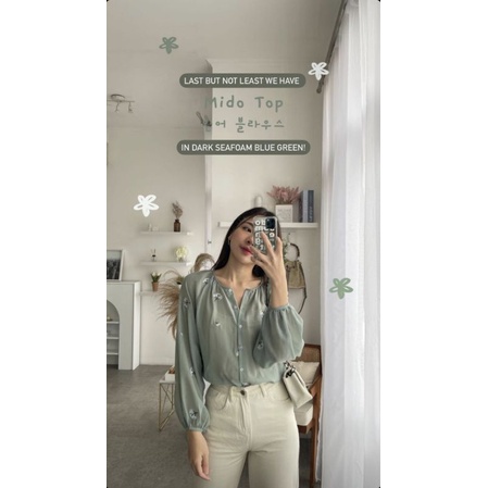 (PO) OUDRE- Mido Top (SEA FOAM)