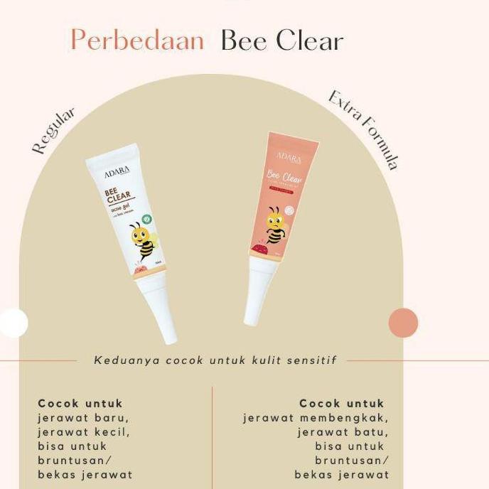 Harga Laris ADARA - Bee Clear Acne Gel &amp; Bee Clear Extra Formula