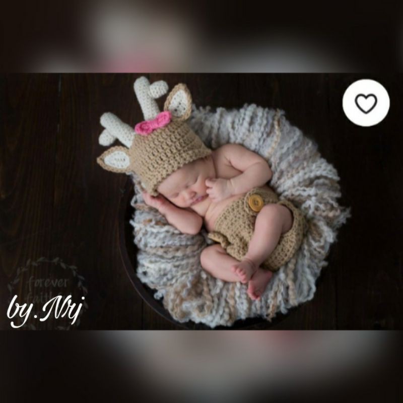 KOSTUM KARAKTER / KOSTUM NEWBORN / KOSTUM FOTO BAYI / KOSTUM RAJUT / RAJUTAN BAYI / BAJU RAJUT BAYI