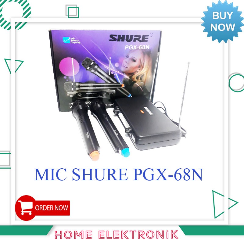 MIC WIRELESS SHURE PGX-68N HANDHELD MICROPHONE
