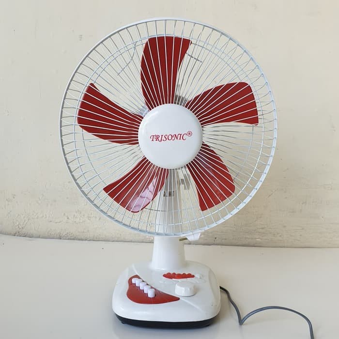 KIPAS ANGIN MEJA 12 INCH DESK FAN 12 INCH TRISONIC 121 KIPAS ANGIN DUDUK