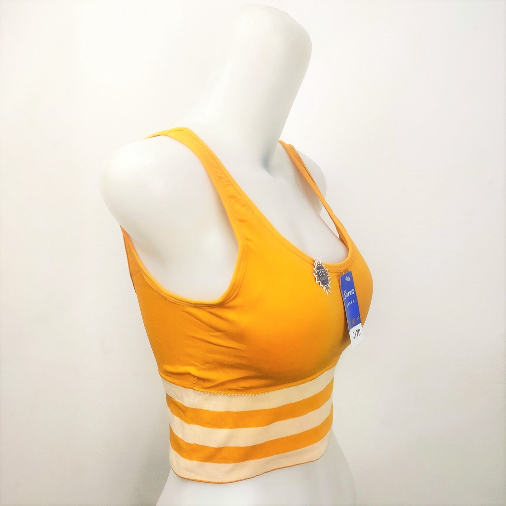 Sorex 2170 Sport Bra dengan Busa Tipis Berbahan Nylon dengan ukuran Freesize