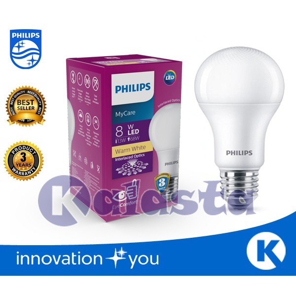 Lampu LED PHILIPS 8W PROMO TERMURAH PHILIPS 8Watt 8 W BERGARANSI