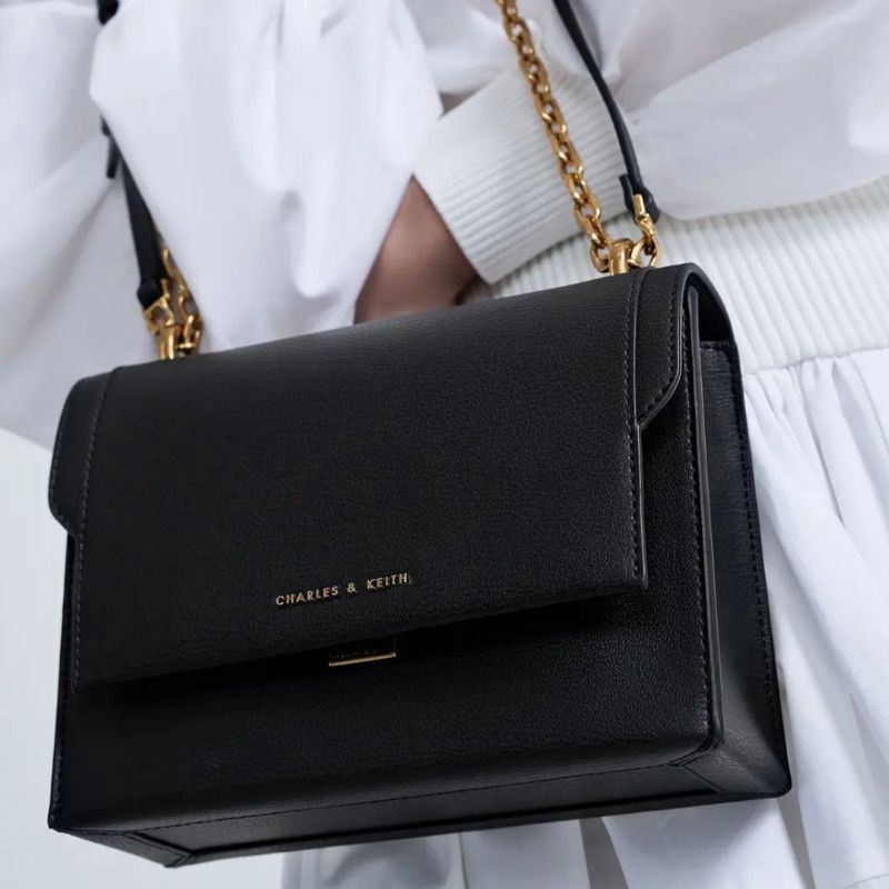 8.8 SALE | CK Chain Handle Evening Bag / CK Front Flap Chain Handle Crossbody Bag