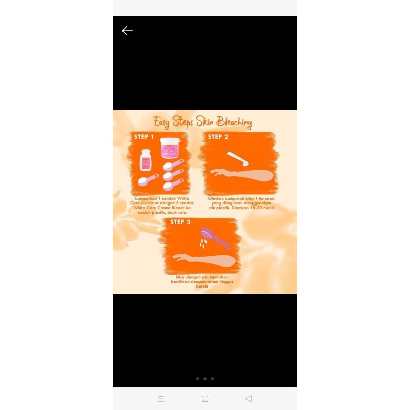 lolane bleching badan