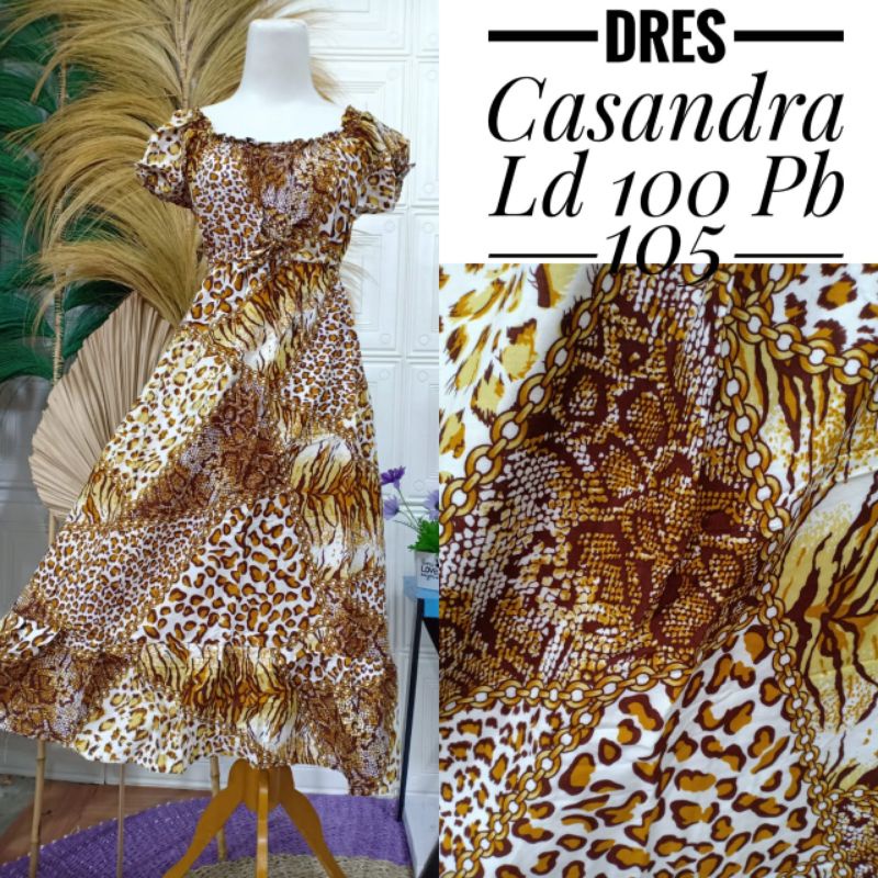 Dress casandra serut dada