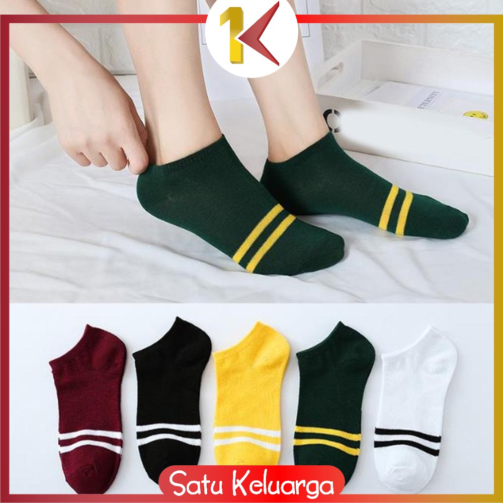 SK-P51-P54 Kaos Kaki Pendek Dewasa / Kaos Kaki Semata Kaki / Kaos Kaki Ankle Motif / Short Socks-5