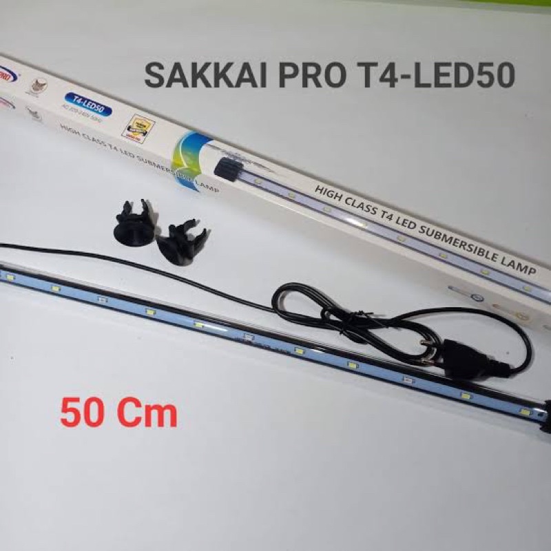 Lampu led aquarium SAKKAI PRO T4-LED 50