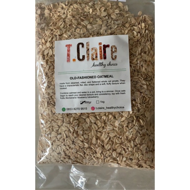 

Old fashioned rolled oat 500gr mpasi