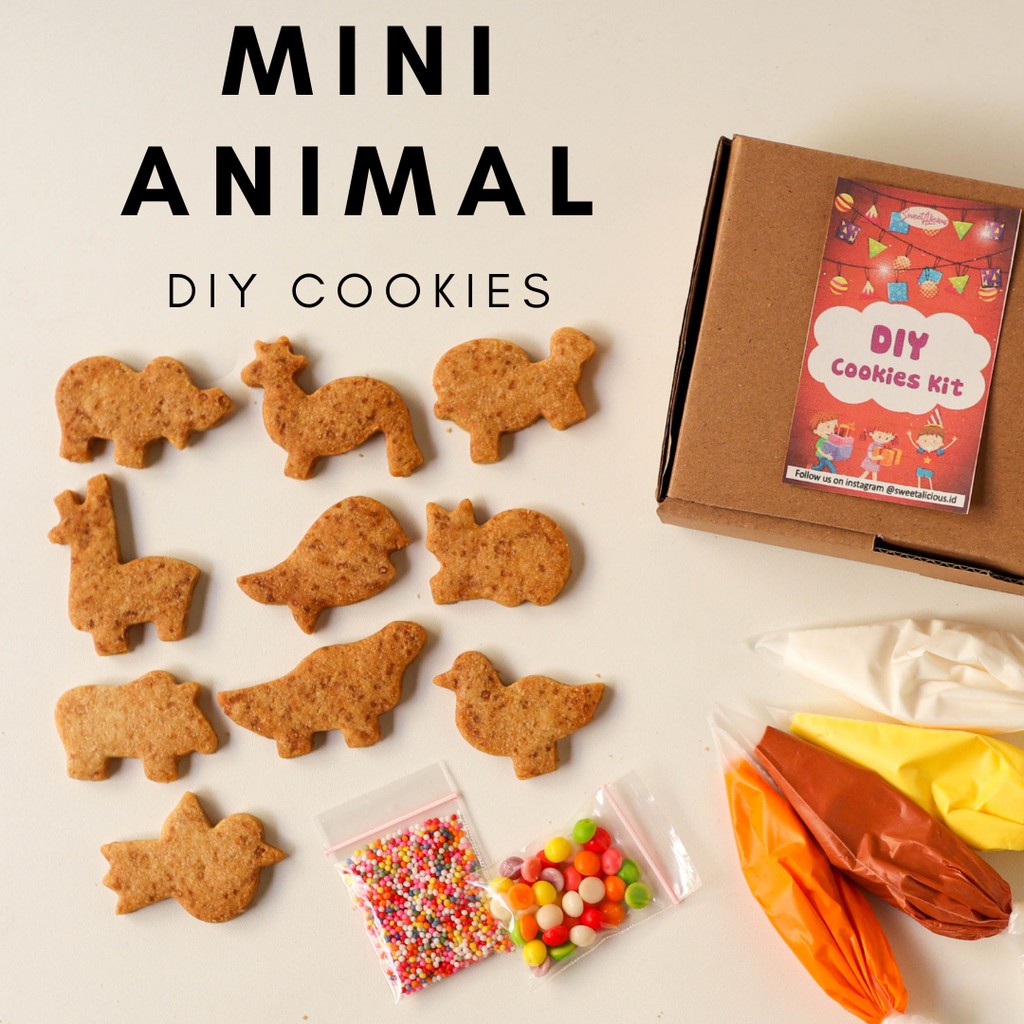 

SWEETALICIOUS DIY Cookies Hias Character Mini isi 10 Paket Ekonomis