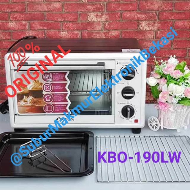 Oven Listrik CANTIK LOW WATT Kirin KBO-190 LW