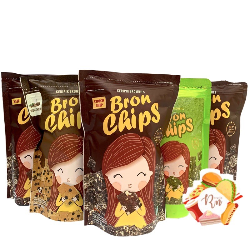 

Bron Chips Bronchips keripik kripik Brownis kering