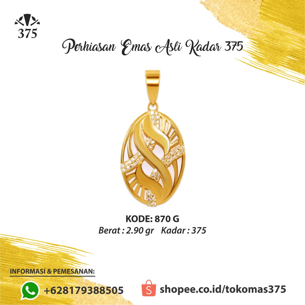 TM 375 LIONTIN EMAS ASLI