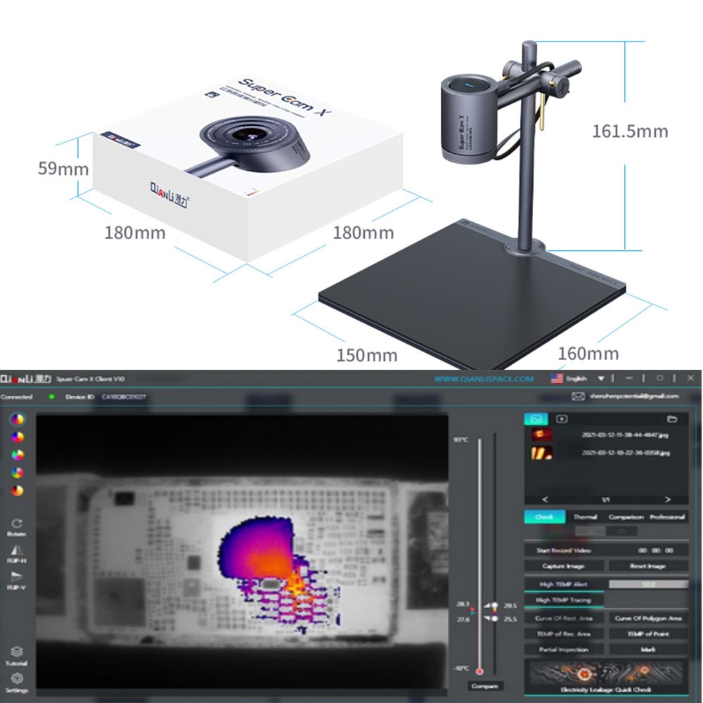 THERMAL KAMERA QIANLI QIAN LI SUPER CAM X 3D ORIGINAL