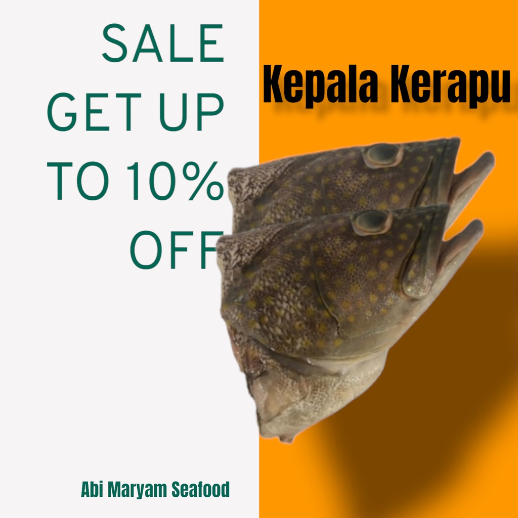 

Kepala Ikan Kerapu 1kg