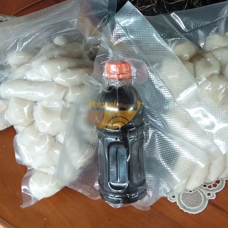 

Pempek Mix. 50 Pcs Telor, Lenjer, Adaan Asli Palembang Bonus Cuko