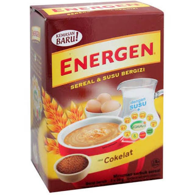 

ENERGEN COKLAT BOX 5S 30 G
