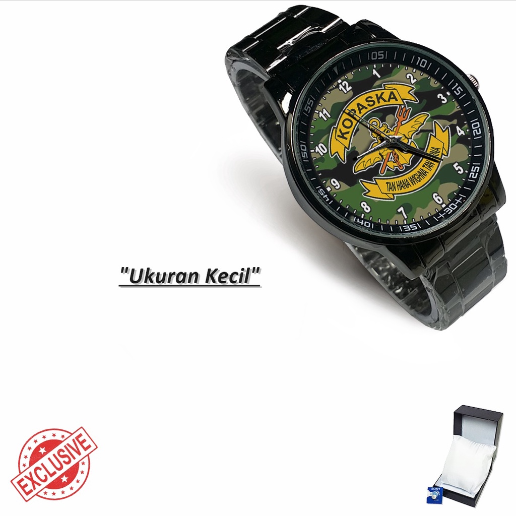 Jam Tangan Rantai Couple KOPASKA TNI AU - 1 (Limited Edition)