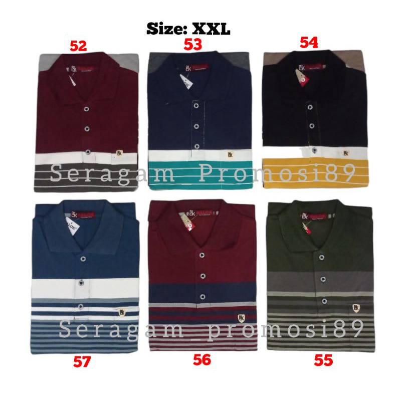 TERBARU Kaos kerah pria motif salur XXL BIGSIZE - COD kaos cotton pria dewasa - kaos kerah wangky bapak bapak - kaos salur kebawah big size - kaos salur vertikal ukuran besar - kaos kerah buat THR - kaos Kerah balok salur - kaos kerah kantong depan pria