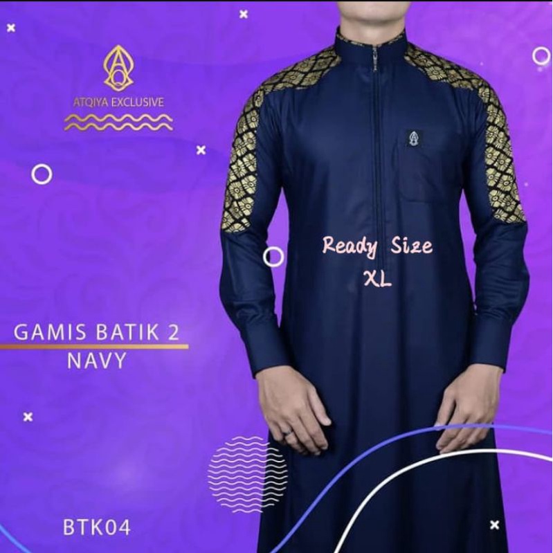 GAMIS BATIK 2 BY ATQIYA EXCLUSIVE/GAMIS TERBARU/JUBAH KEREN