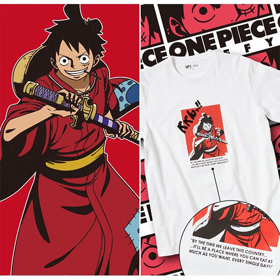 T-SHIRT KAOS ONE PIECE X UNIQLO 2021 