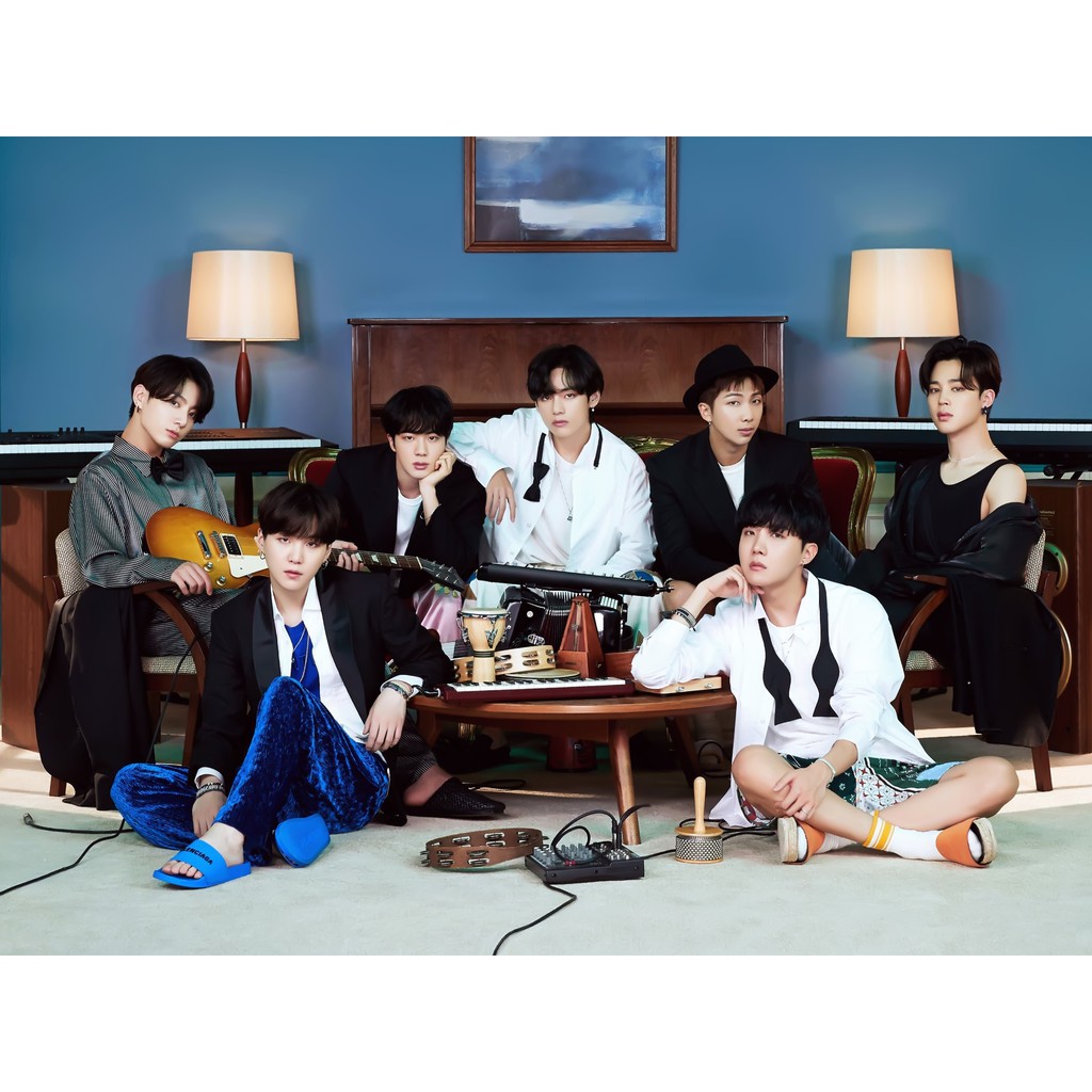 Tapestry Fabric Bendera Poster Kain Flag BTS Be Deluxe