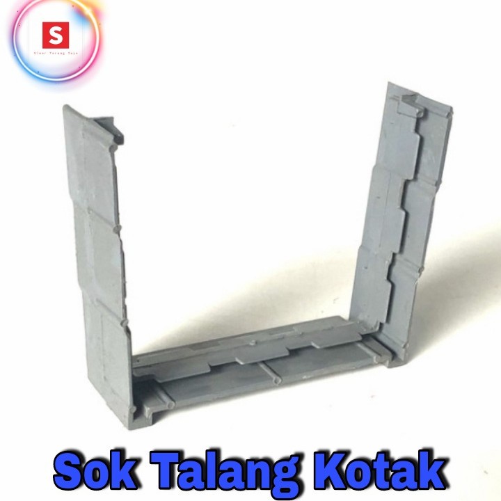 Sok Sambungan Talang Air Belokan Talang Kotak 4 inch