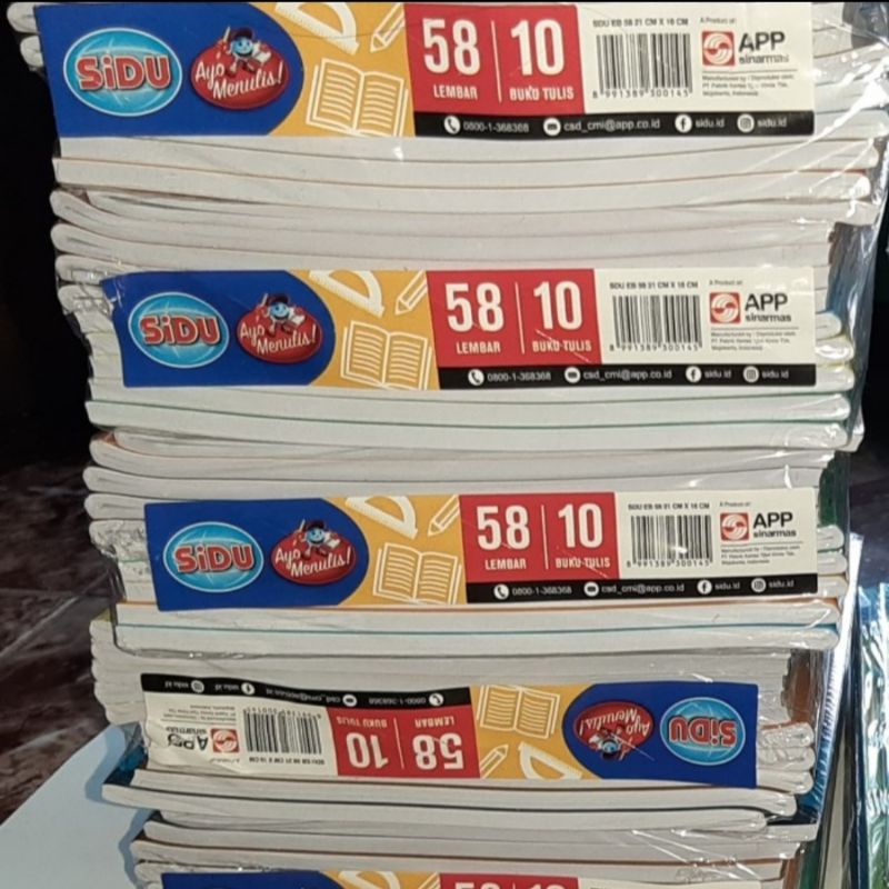 

Buku SIDU isi 58 1 pak isi 10