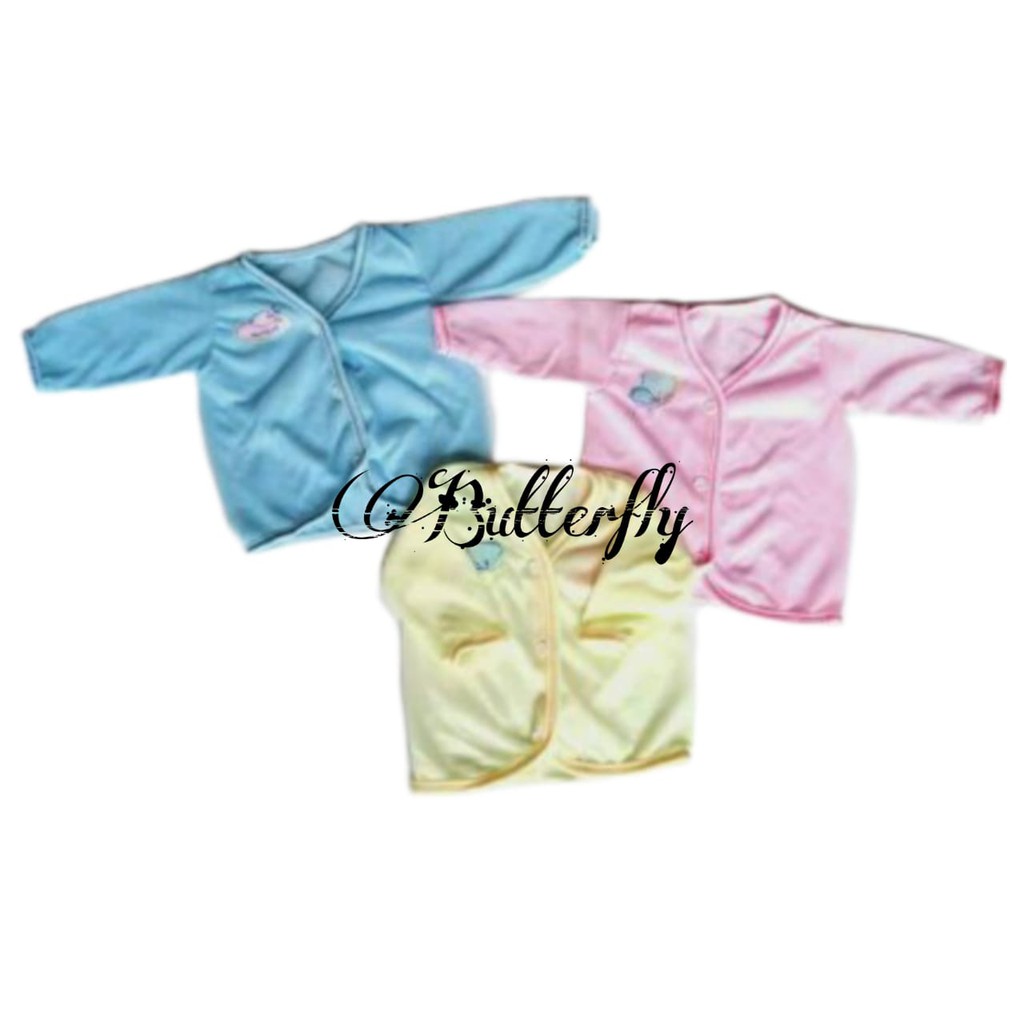 6 PCS baju bayi lengan panjang aplikasi