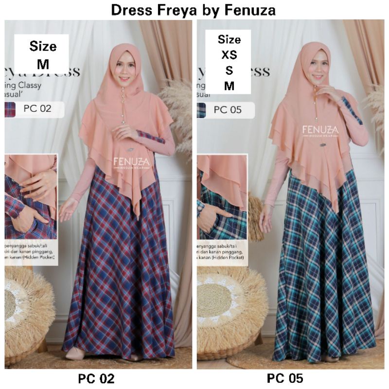 Dress Freya -Hanya Dress- Gamis Pesta Syari Cantik by Fenuza