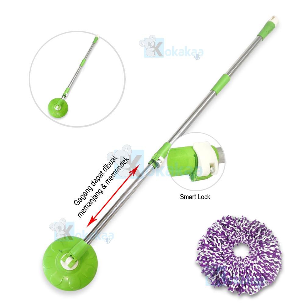 BOLDe Super Mop alat pel putar type tornado UNICORN M-168X+ M 168 X+ KAPASITAS 6 LITER  Bolde super mop