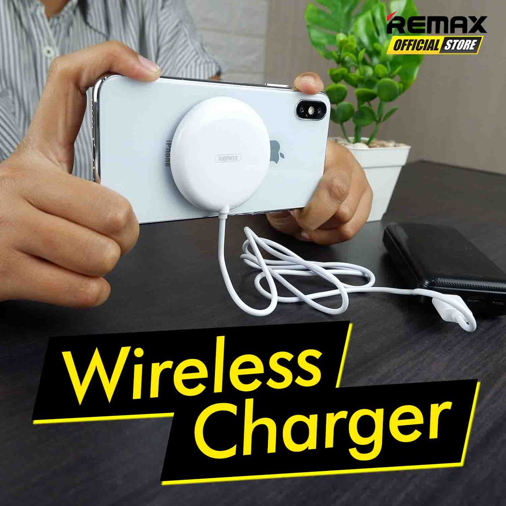 Remax RP-W15 Charger Wireless Sucked Type Wireless Charger / Wireless Charger Murah