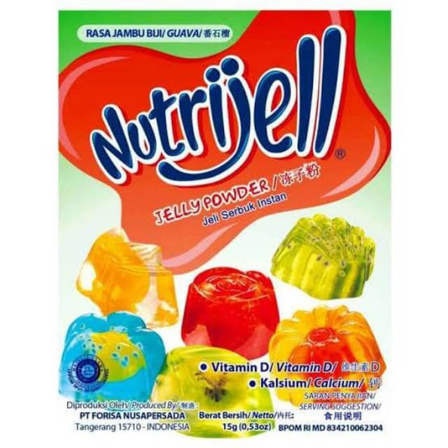 

Nutrijell - Jelly Powder - Rasa Jambu Biji/Guava - 15gr