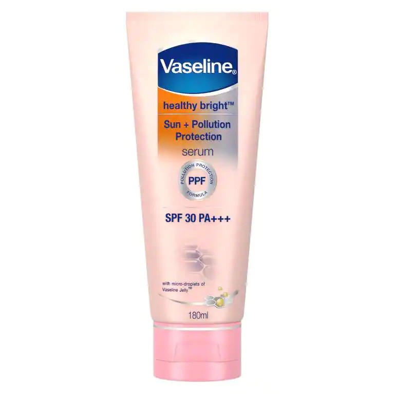 [Lailaiorire] VASELINE Healthy White Body Lotion SPF 30 / Hijab Bright Body Serum - Gel Serum Vitamin 180ml 180 ml