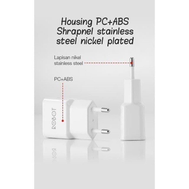 Robot Travel Adapter Charger RT-K4