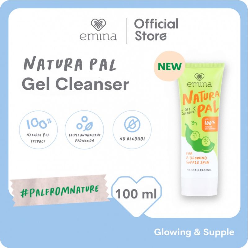 EMINA Natura Pal Toner Essence | Serum | Gel Cleanser | Gel Moisturizer