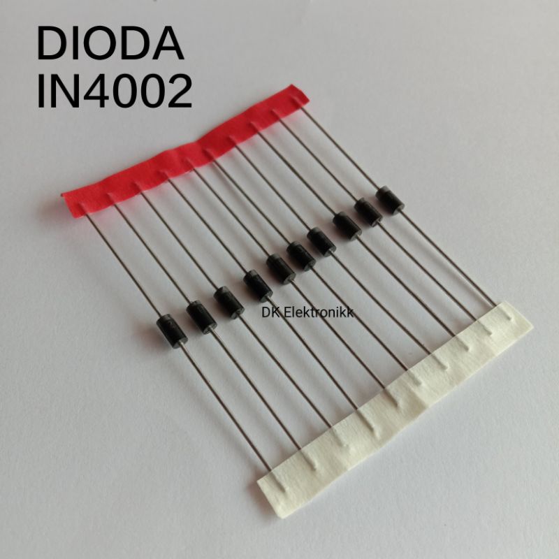 (10 PCS) DIODA IN4002 1A 1N4002  IN 4002 RECTIFIER DIODE DIODA 1N 4002 1A DIODA IN4002 DIODA 1N4002