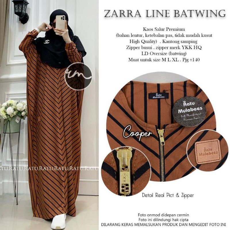 Zarra Line Batwing // Ratu Mulabees // Busui // Oversize // Original // Garis
