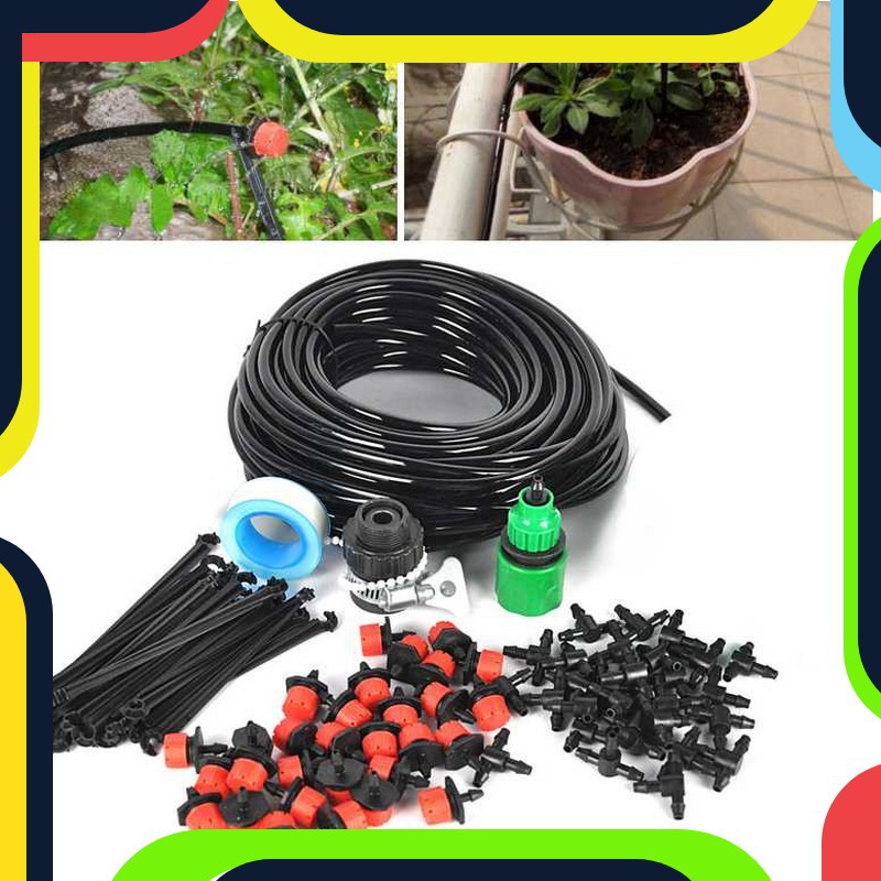 Bayar Ditempat Peralatan Set Irigasi Air Taman Garden Watering Kit - LL-37