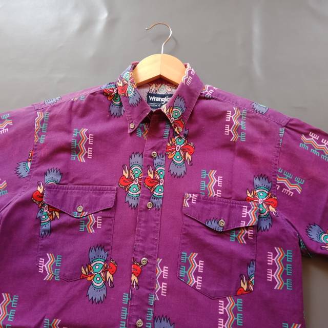Kemeja Wrangler western shirt