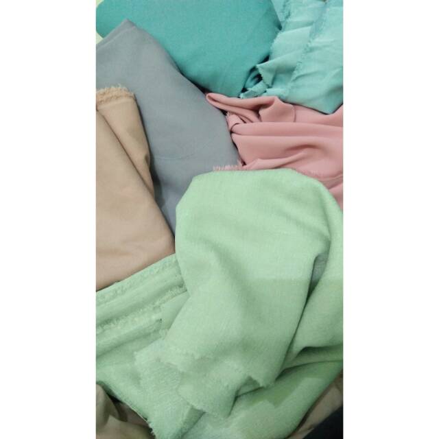 KAIN JILBAB WOLLY CREPE ARABIAN CREPE ROBERTO