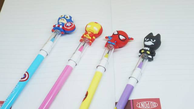 PENSIL avengers Pensil karakter hero Pensil batman captain America spider man Iron man murah