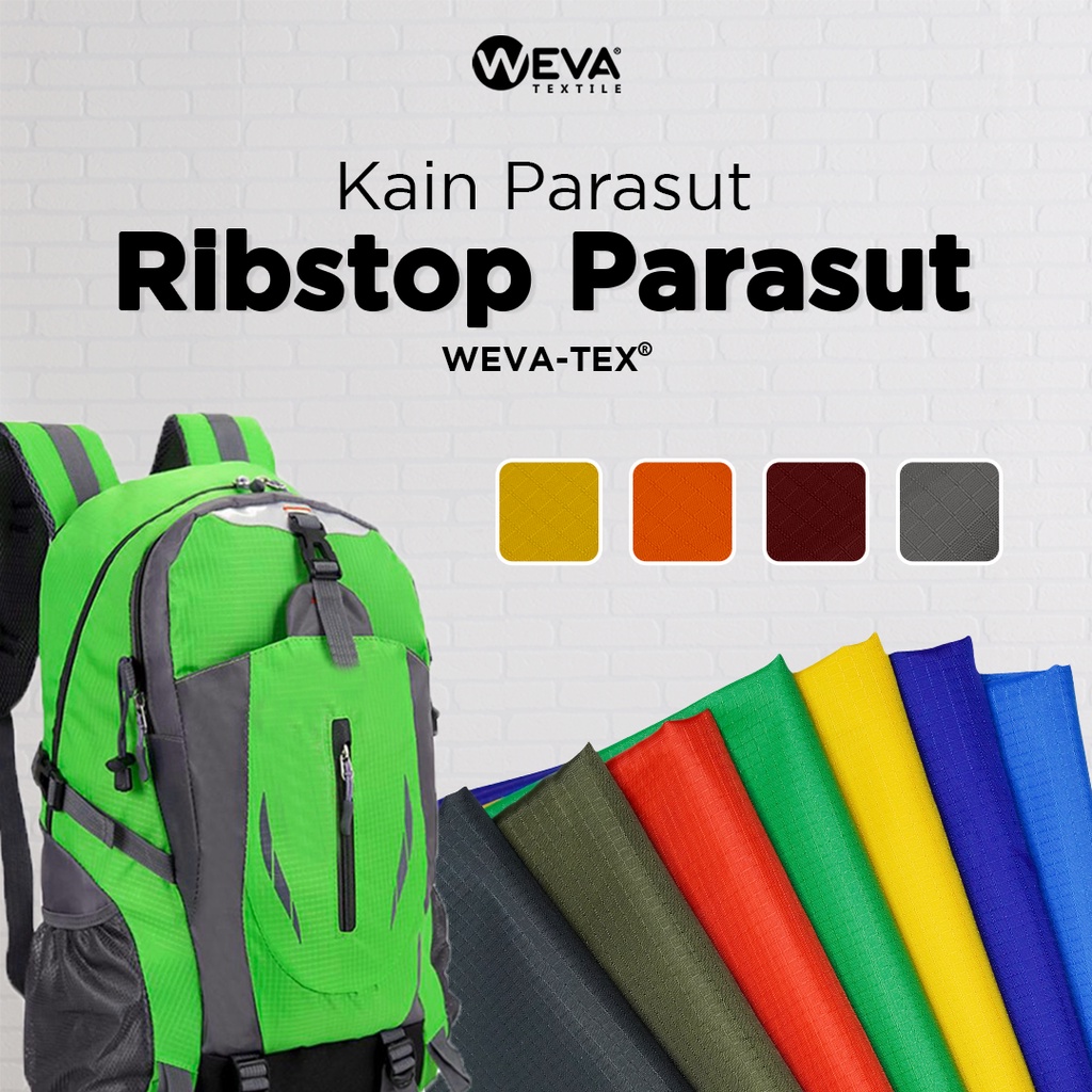 RIBSTOP PARASUT Bahan Kain Ribstop Parasut Anti Air Kain Jaket Celana Dan Tas Ribstop Murah